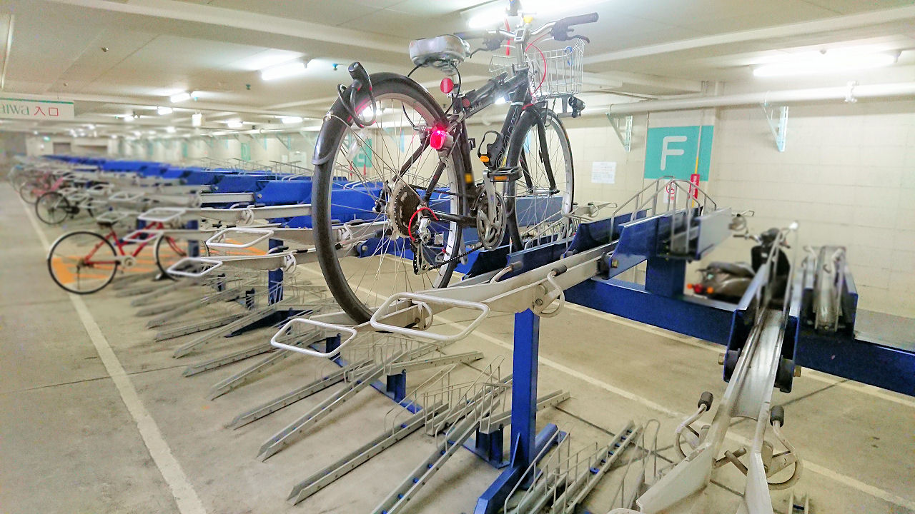 自転車 駐輪場 使い方